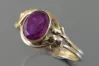 Russian Soviet Rose Gold Ring 14K Alexandrite Ruby Emerald Sapphire Zircon 585 vrc254