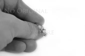 Russisch Sowjetrosa 14 Karat 585 Gold Alexandrit Rubin Smaragd Saphir Zirkon Ring vrc303