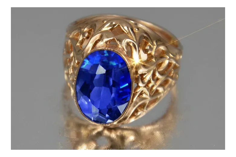 Российская советская роза 14k 585 золото Александрит Рубин Изумруд Сапфир Циркон кольцо vrc347