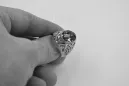 Radziecki 14k 585 złoty Rosyjski pierścionek z różowego złota z Aleksandrytem Rubinem Szafirem Szmaragdem Cyrkonią vrc347