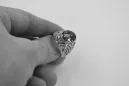 Russisch Sowjetrosa 14 Karat 585 Gold Alexandrit Rubin Smaragd Saphir Zirkon Ring vrc347