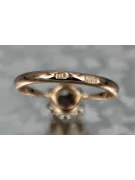 Radziecki 14k 585 złoty Rosyjski pierścionek z różowego złota z Aleksandrytem Rubinem Szafirem Szmaragdem Cyrkonią vrc353