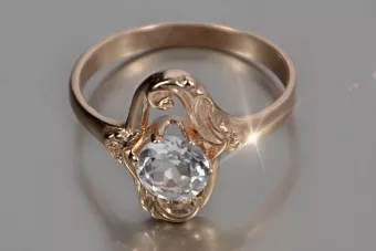 Sovietic rus a crescut 14k 585 aur Alexandrite Ruby Emerald Safir Zircon inel vrc358