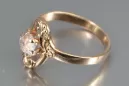 Ruso Soviet rosa 14k 585 oro Alejandrita Rubí Esmeralda Zafiro Zircón anillo vrc358