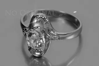 Soviet 14k 585 Zlatý ruský Ring of Pink Gold s Alexandryt Rubin Sapphire Emerald Zirkón VRC358