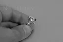 Ruso Soviet rosa 14k 585 oro Alejandrita Rubí Esmeralda Zafiro Zircón anillo vrc358
