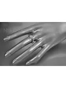 Russisch Sowjetrosa 14 Karat 585 Gold Alexandrit Rubin Smaragd Saphir Zirkon Ring vrc358