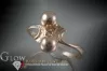 Russian Soviet rose pink 14k 585 gold Vintage ring vrn002