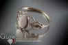 Russian Soviet rose pink 14k 585 gold Vintage ring vrn010