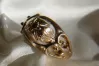 Russian Soviet rose pink 14k 585 gold Vintage ring vrn039