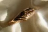 Russian Soviet rose pink 14k 585 gold Vintage ring vrn057