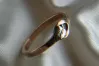 Russian Soviet rose pink 14k 585 gold Vintage ring vrn066