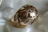 Russian Soviet rose pink 14k 585 gold Vintage ring vrn080