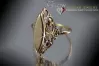 Russian Soviet rose pink 14k 585 gold Vintage ring vrn089
