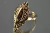 Russian Soviet rose pink 14k 585 gold Vintage ring vrn092
