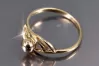 Russian Soviet rose pink 14k 585 gold Vintage ring vrn118