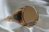 Russian Soviet rose pink 14k 585 gold Vintage ring vrn123