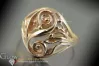Russian Soviet rose pink 14k 585 gold Vintage ring vrn149