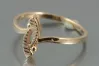 Russian Soviet rose pink 14k 585 gold Vintage ring vrn153
