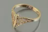 Russian Soviet rose pink 14k 585 gold Vintage ring vrn154
