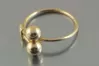 Russian Soviet rose pink 14k 585 gold Vintage ring vrn157