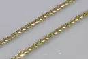 Łańcuszek z żółtego złota 14k 585 Lisi ogon cc036yw