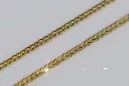 Łańcuszek z żółtego złota 14k 585 Lisi ogon cc036yw