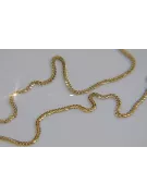 Złoty łańcuszek 14k żółte złoto 585 Lisi ogon cc036y