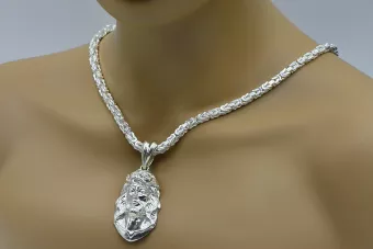 Gold God's medallion with a chain ★ zlotychlopak.pl ★ Gold 585 333 Low price
