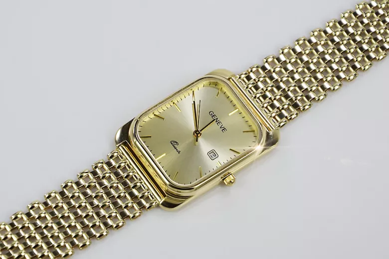 Montre homme en or Genève ★ zlotychlopak.pl ★ Pureté de l’or 585 333 Prix bas!