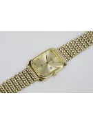 Gelbe Herrenuhr aus 14 Karat Gold mit Armband Geneve mw001y&mbw004y