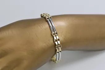 Vyriška 14k 585 auksinė apyrankė, itališka, CB156YW