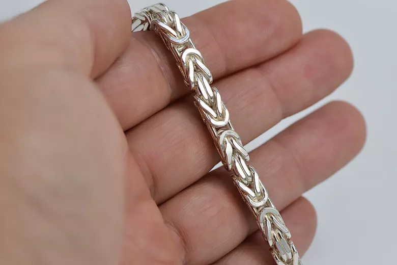 Sterling silver 925 Bizantine bracelet cb014s
