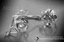 Vintage kolczyki z 14k 585 różowego złota vec059 aleksandryt rubin szmaragd szafir ...