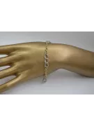 Italian yellow 14k 585 gold bracelet cb073