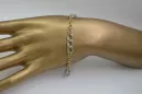 Italian yellow 14k 585 gold bracelet cb073