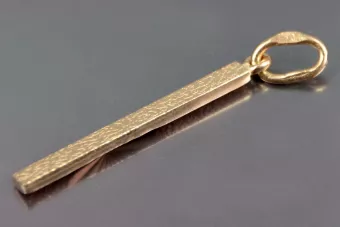 Vintage rose pink 14k 585 gold  Vintage pendant vpn033