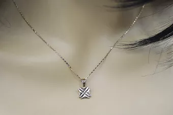 Russische Rose Rosa Sowjet 14k 585 Gold UdSSR Vintage Stern Anhänger vpn093