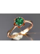 Sovietic rus a crescut 14k 585 aur Alexandrite Ruby Emerald Safir Safir Zircon inel vrc002