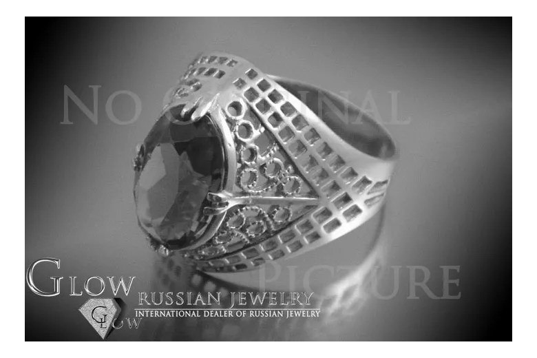 Руски Съветски роза 14k 585 злато Александрит Рубин Изумруд Сапфир Циркон пръстен vrc069