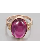 Sovietic rus a crescut 14k 585 aur Alexandrite Ruby Emerald Safir Zircon inel vrc154