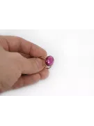 Ruso Soviet rosa 14k 585 oro Alejandrita Rubí Esmeralda Zafiro Zircón anillo vrc154