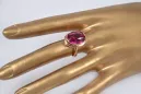 Russian Soviet rose 14k 585 gold Alexandrite Ruby Emerald Sapphire Zircon ring  vrc285