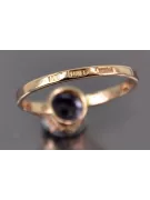 Radziecki 14k 585 złoty Rosyjski pierścionek z różowego złota z Aleksandrytem Rubinem Szafirem Szmaragdem Cyrkonią vrc366