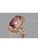Sovietic rus a crescut 14k 585 aur Alexandrite Ruby Emerald Safir Zircon inel vrc374