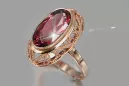 Sovietic rus a crescut 14k 585 aur Alexandrite Ruby Emerald Safir Zircon inel vrc374
