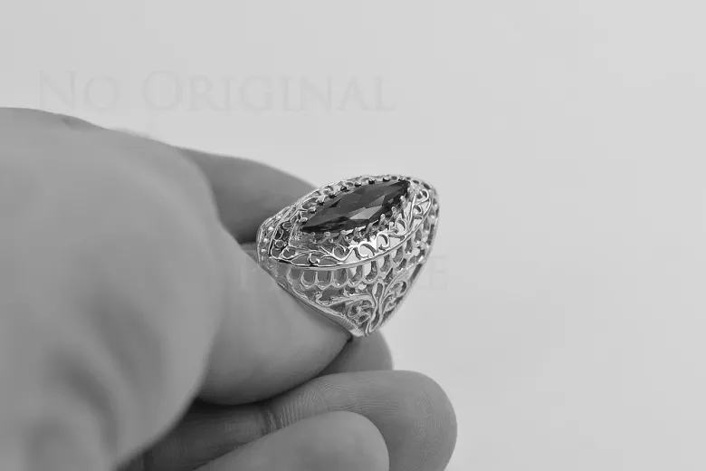 Anillo de zircón esmeraldón esmeralda esmeralda rusa rosa 14k 585 oro alejandrita esmeralda zafiro vrc090
