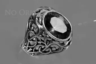 Russian Soviet rose 14k 585 gold Alexandrite Ruby Emerald Sapphire Zircon ring  vrc347