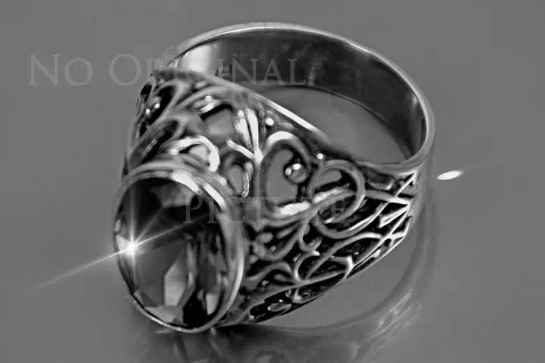 Russisch Sowjetrosa 14 Karat 585 Gold Alexandrit Rubin Smaragd Saphir Zirkon Ring vrc347