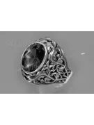 Vintage pierścionek pozłacane sregro 925 z Aleksandrytem Rubinem Szafirem Szmaragdem Cyrkonią vrc347sgp